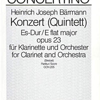 Concerto (Quintett) Eb major in E flat major - Score