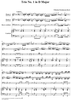 Trio Sonata No. 1 in D Major - Piano Score