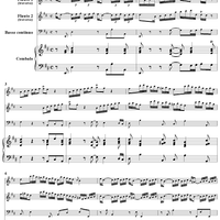 Trio Sonata No. 1 in D Major - Piano Score