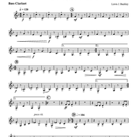 Montville Bicentennial March - Bass Clarinet
