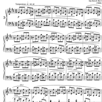 Etude Op. 8 No. 3 - Piano