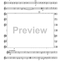 Fünffstimmigter blasender Music - B-flat Trumpet 2