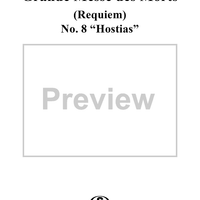 Grande Messe des Morts (Requiem), No. 8: Hostias