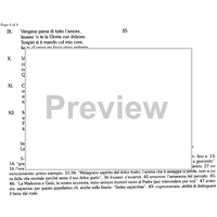 Fa'mi cantar l'amor di la beata - Score