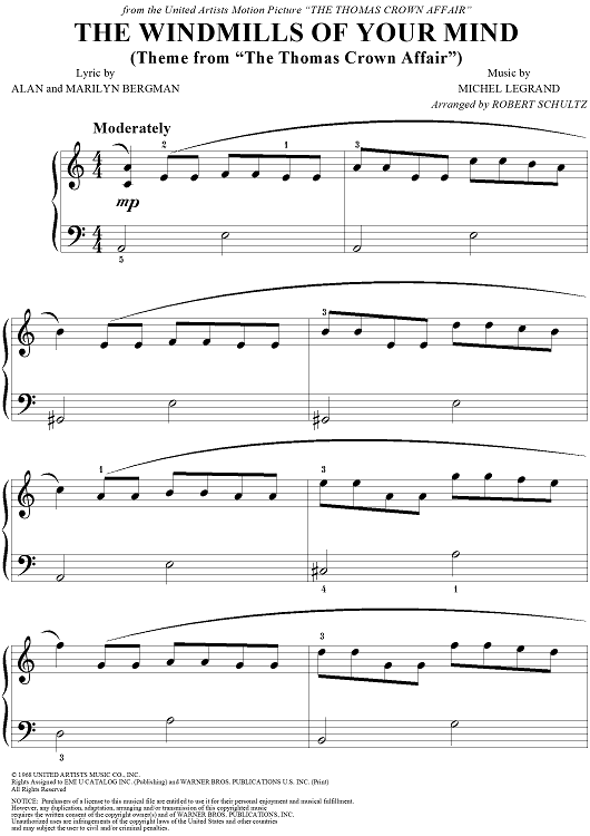 The Windmills of Your Mind