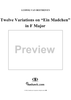 Twelve Variations on "Ein Mädchen" in F Major, Op. 66