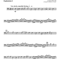 Jesu, Joy of Man's Desiring - For Tuba-Euphonium Quartet - Euphonium 2 BC/TC