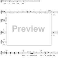 Singing Tongue Twisters, Section 3: Ed-Fr