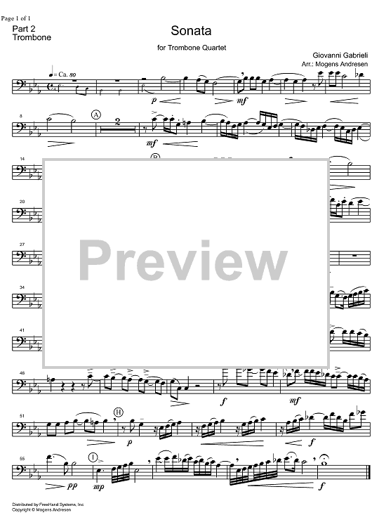 Sonata - Trombone 2