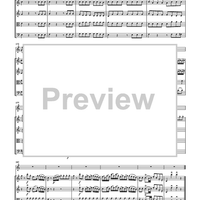 Concerto for Oboe in C Major, K. 314 for Oboe and String Quartet - Score