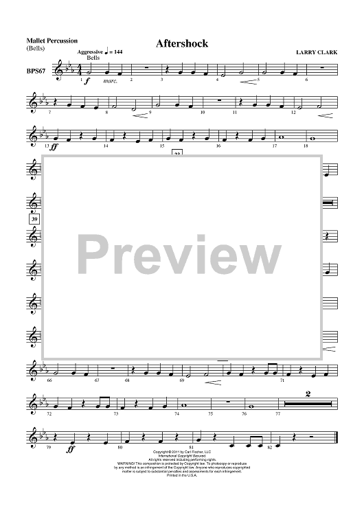 Aftershock - Mallet Percussion