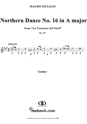 Northern Dance No. 16 in A major - From "La Tersicore del Nord" Op. 147