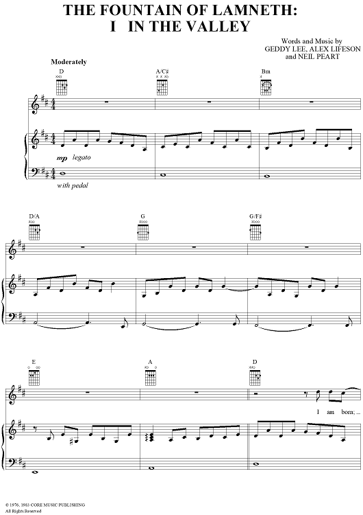 Fountain of Lamneth, Part 1:  In the Valley