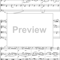 String Quartet No. 10, Movement 1 - Score