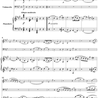 Piano Trio in A Major, HobXV/18 - Piano Score