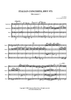 Italian Concerto, BWV 971, Mvt. 1 - Score