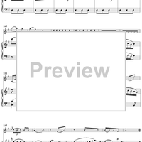 Violin Sonata No. 12 in G Major, K27 - Piano Score