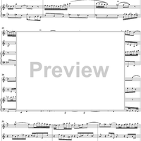 Triple Concerto in A Minor, Movement 2 (BWV1044) - Score