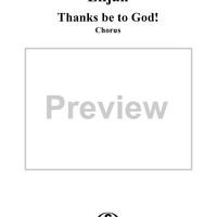 Thanks be to God! - No. 20 from "Elijah", part 1