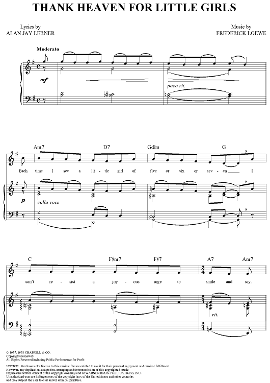 Thank Heaven for Little Girls