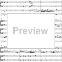 Brandenburg Concerto No. 6: Movement 3 - Score