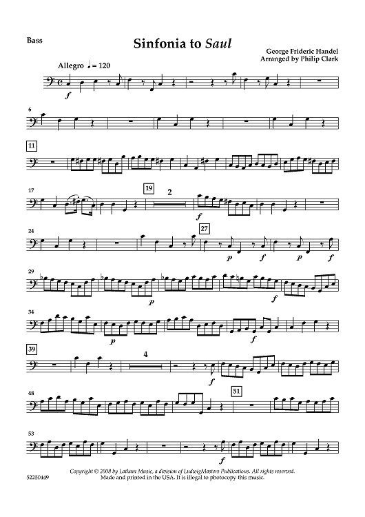 Sinfonia to Saul - Bass