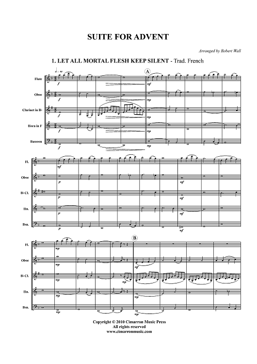 Suite for Advent - Score