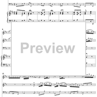Trio Sonata No. 1 in D Major - Piano Score