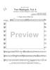 Two Madrigals, Vol. 8 - from Morley's "First Book of Madrigals to 4 Voices" (1594) - Trombone 1 (opt. F Horn)