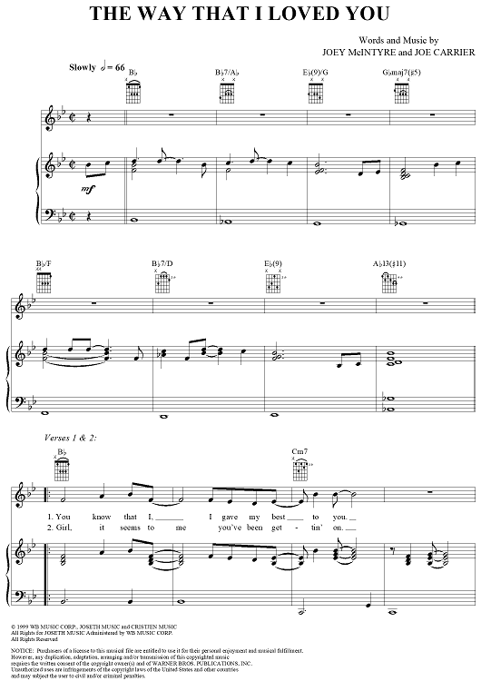 The Way That I Loved You