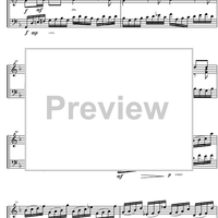 Suite  4 F Major BWV 809 - Score