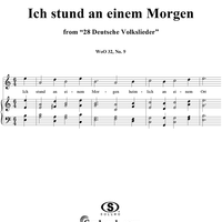 Ich stund an einem Morgen