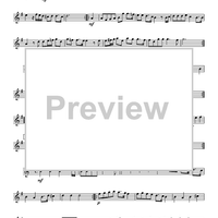 Fünffstimmigter blasender Music - B-flat Trumpet 1