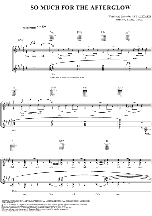 So Much For the Afterglow