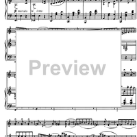 Valse-scherzo for Violin and Orchestra in C major (C-dur) - Score