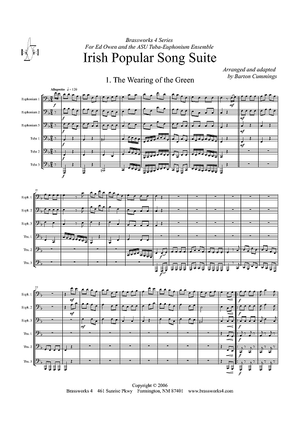 Irish Popular Song Suite - Score