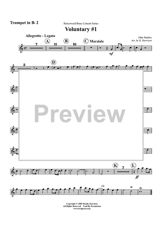 Voluntary #1 - Trumpet 2