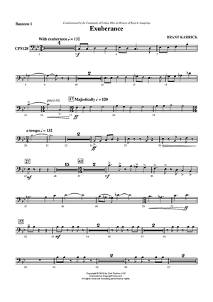 Exuberance - Bassoon 1