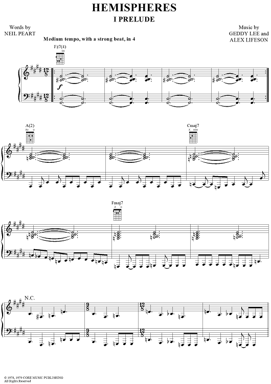 Hemispheres, Part 1: Prelude