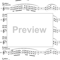 Minor Scales with Arpeggio - B-flat Instruments