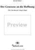 Der Genesene an die Hoffnung, No. 1 from "Mörike Lieder"