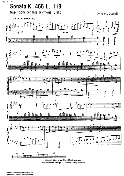 Sonata f minor K466