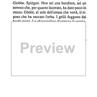 Canto dell'erba secca - Preface