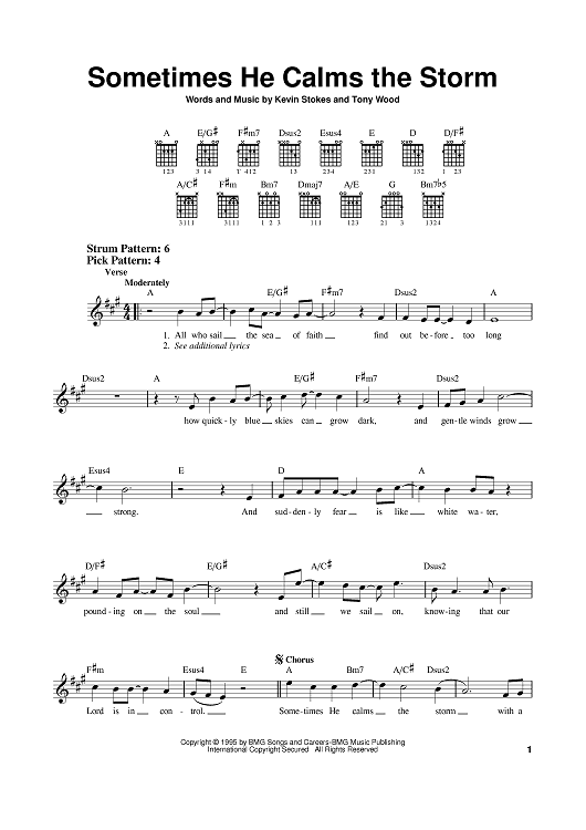 Sometimes He Calms The Storm