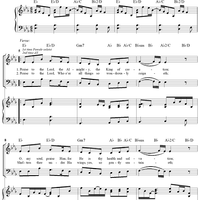 Praise to the Lord the Almighty