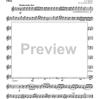 La Rejouissance - from The Royal Fireworks - Oboe