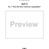 Fidelio, Op. 72, No. 7: "Ha! Ha! Ha! welch ein Augenblick"