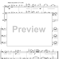 Trios and Quartets for Double Basses, Volume III