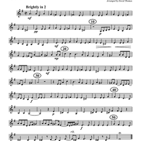 Allon gay bergeres - Horn in F (plus optional part for Trombone)