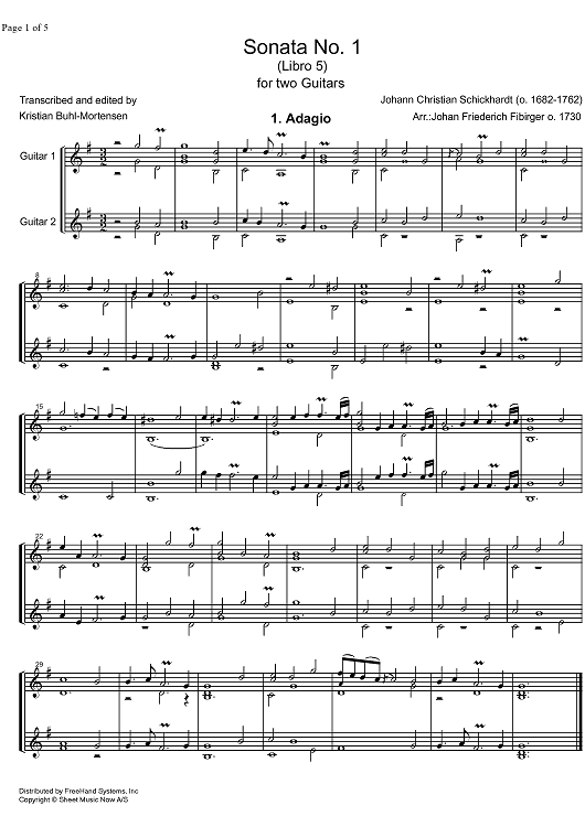 Sonata No. 1 Libro  5